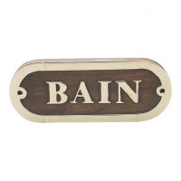 Türschild BAIN