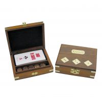 Tarot-Kartenspiel & Würfel in der Holzbox