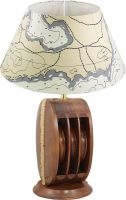 Lampe - Blockrolle Kartenoptik