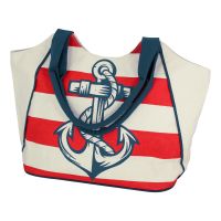 Strandtasche / Handtasche mit Anker-Motiv