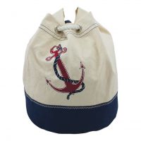 Strandbeutel / Rucksack mit Anker-Motiv
