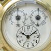 4. Bild Uhr, Thermo- & Hygrometer im Bullauge 1242