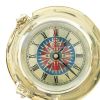 2. Bild Bullaugen-Uhr mit Windrosenzifferblatt 1249