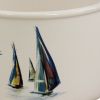 4. Bild Topf mit Henkel - Boote-Design 3953