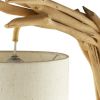 5. Bild Treibholz-Lampe mit Schirm 6625