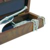 3. Bild Bootsmannpfeife mit Kette & Holzbox 7087