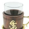 2. Bild Grog-Glas mit Untersetzer 7094