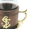 3. Bild Grog-Glas mit Untersetzer 7094