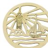 2. Bild Topf-Untersetzer - Leuchtturm & Segler 7502