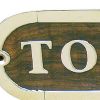 2. Bild Türschild TOILETTES 7654