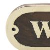 2. Bild Türschild W.C. 7657