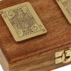 4. Bild Spielkarten in Holzbox 8001
