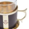 3. Bild Grog-Glas mit Untersetzer 9024