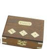3. Bild Tarot-Kartenspiel & Würfel in der Holzbox 9041
