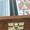 4. Bild Spielkarten in Holzbox mit Glasdeckel 9136