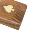 3. Bild Spielkarten in Holzbox 9145