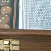 4. Bild Karten & Würfel in Holzbox mit Glasdeckel 9147