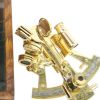 3. Bild Sextant in Holzbox in Holzbox mit Glasdeckel 9198