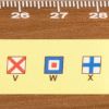 3. Bild Lineal- Flaggenalphabet 9515