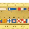 2. Bild Lineal Flaggenalphabet 15cm 9516