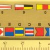 3. Bild Lineal Flaggenalphabet 15cm 9516