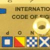 4. Bild Lineal Flaggenalphabet 15cm 9516