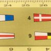 3. Bild Lineal Flaggenalphabet 30cm 9517