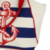 3. Bild Strandtasche / Handtasche mit Anker-Motiv 9838