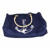 4. Bild Strandtasche / Handtasche Anker / Steuerrad-Motiv 9840