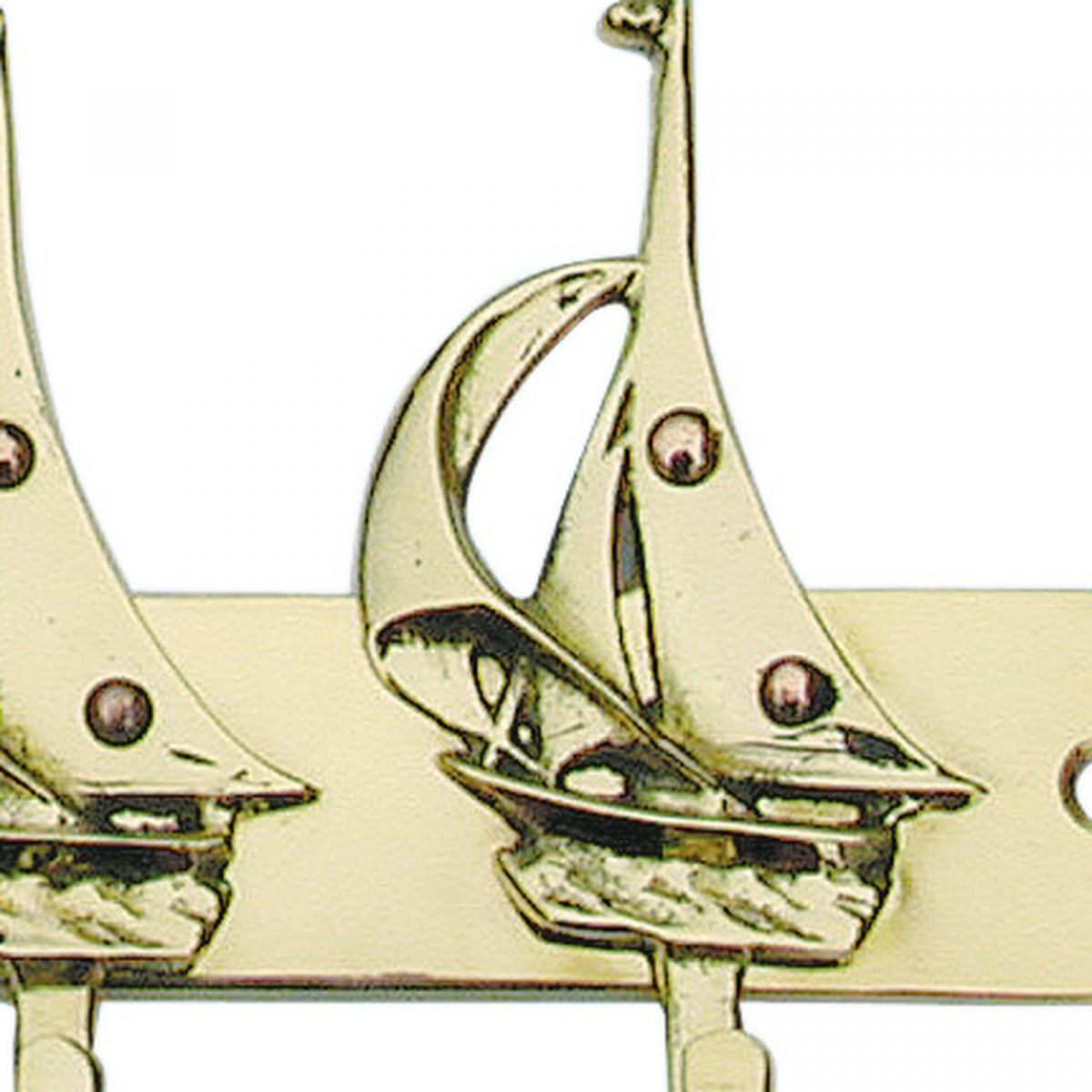 3. Bild Schlüsselhaken mit 5 Segelbooten 1127