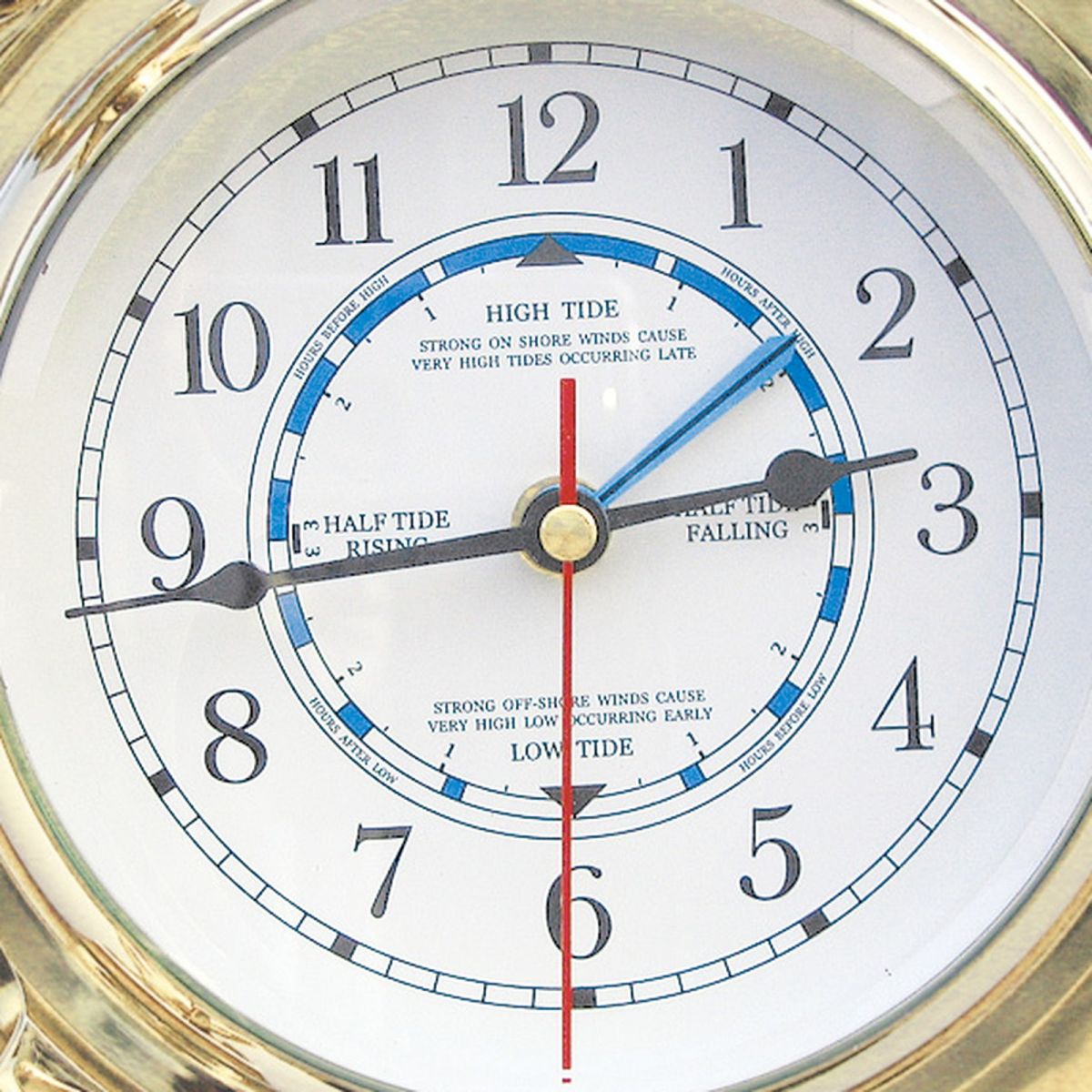 4. Bild Tidenuhr im Bullauge 1220