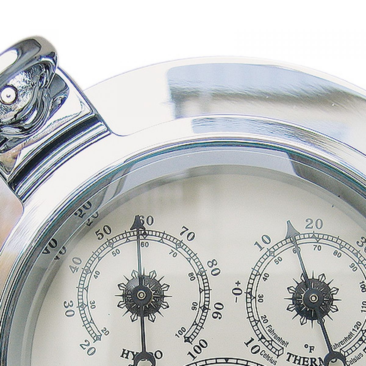 5. Bild Uhr, Thermo- & Hygrometer im Bullauge 1242C