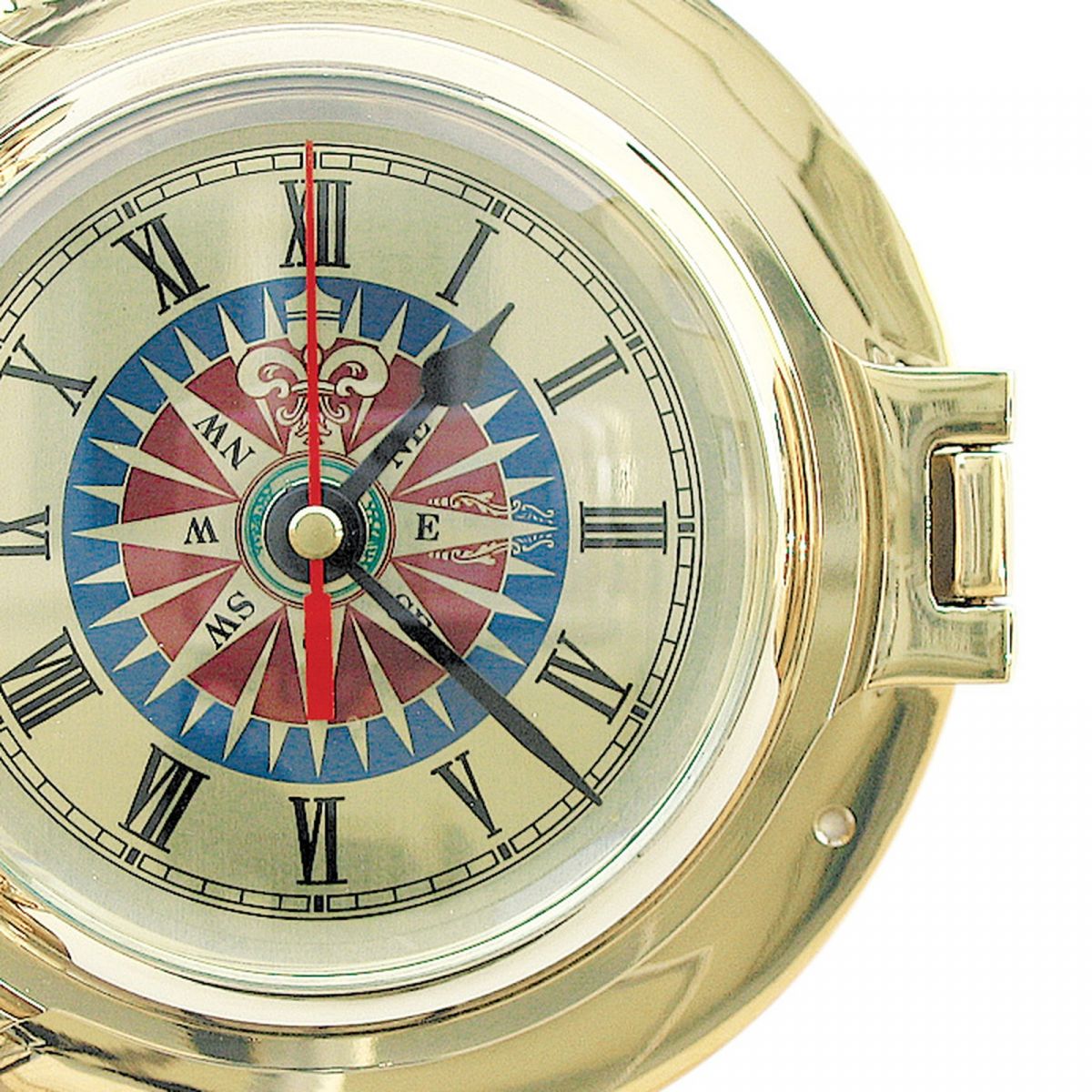 3. Bild Bullaugen-Uhr mit Windrosenzifferblatt 1248