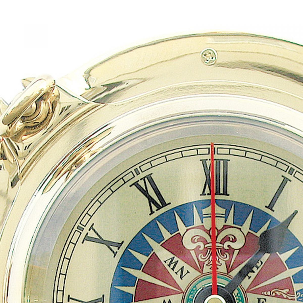 5. Bild Bullaugen-Uhr mit Windrosenzifferblatt 1248