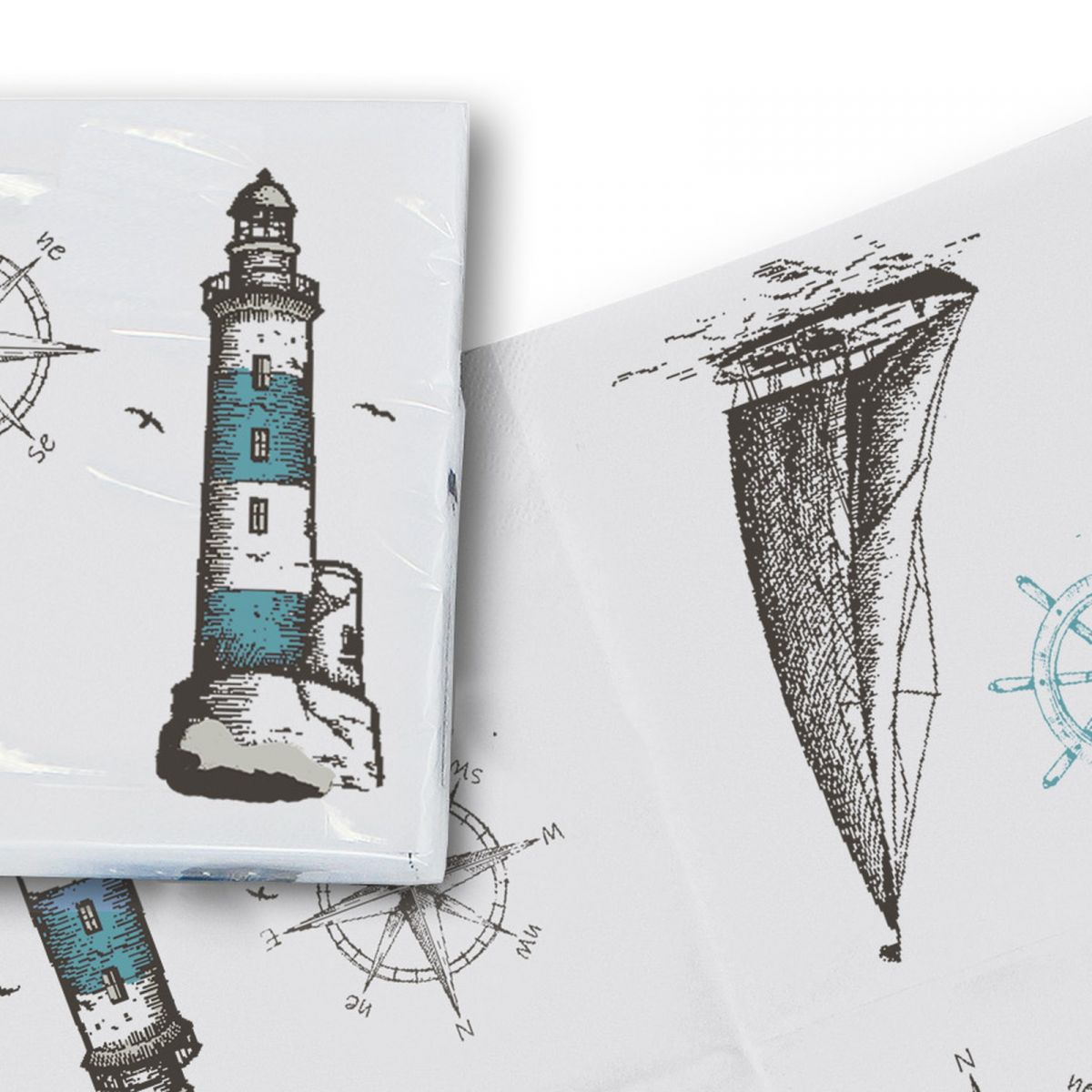 5. Bild Servietten - Leuchtturm 3256