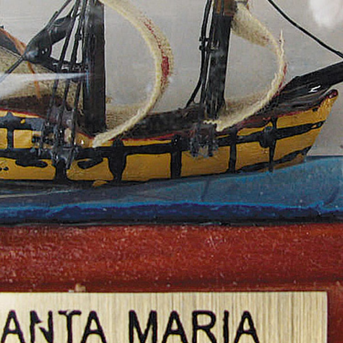 4. Bild Flaschenschiff - SANTA MARIA 4004