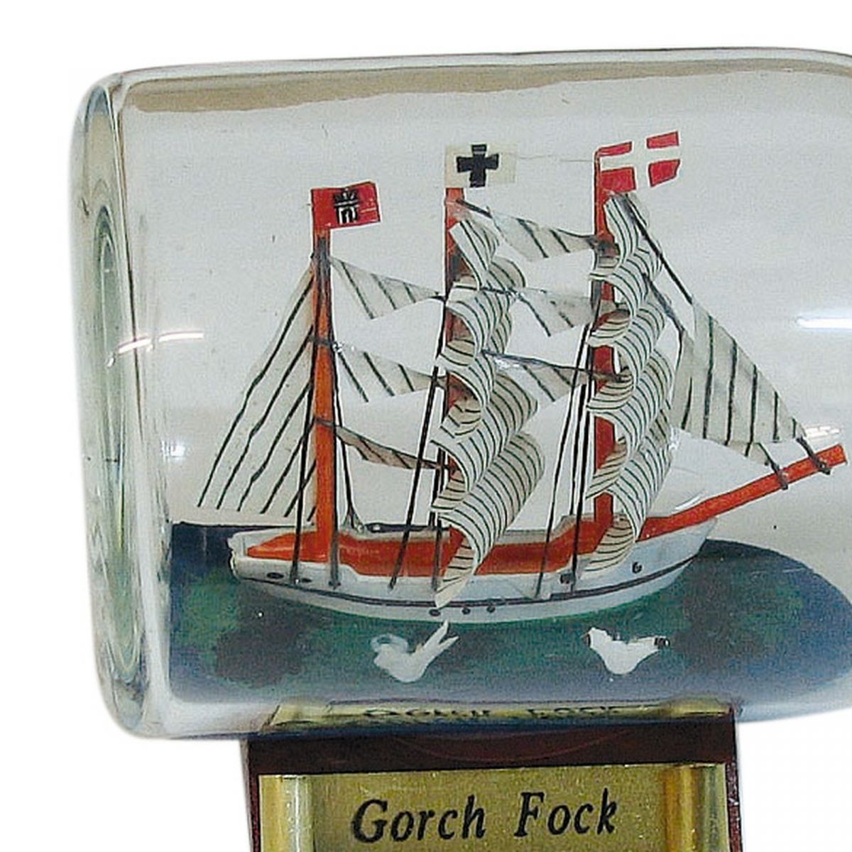 2. Bild Flaschenschiff - Gorch Fock 4200