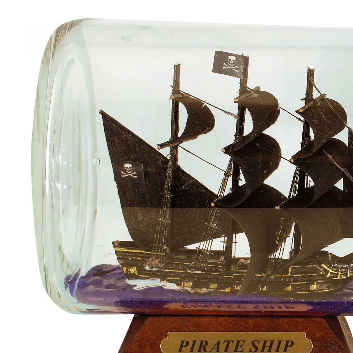 2. Bild Flaschenschiff - Piratenschiff 4259