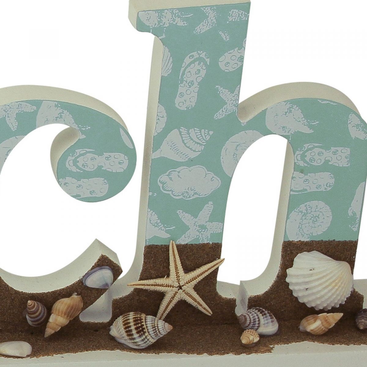 3. Bild Stand-Deko - Beach mit Muscheln 5459