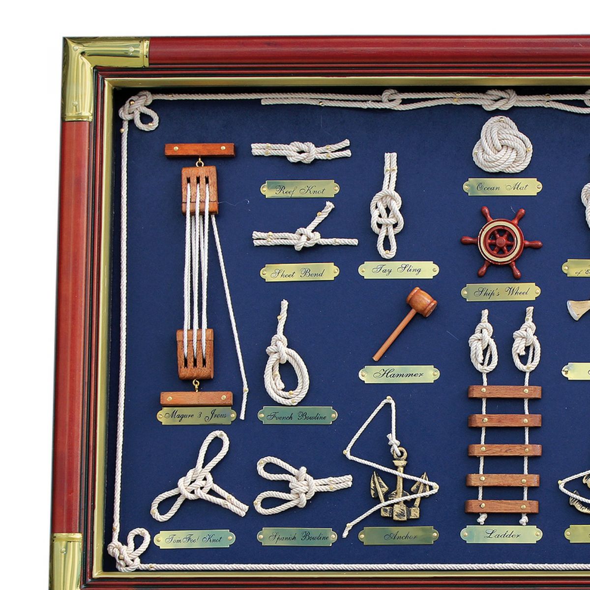 2. Bild Knotentafel hinter Glas 5569