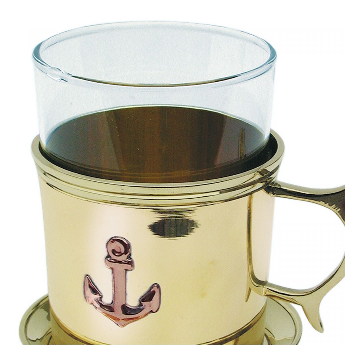 2. Bild Grog-Glas mit Untersetzer 7011