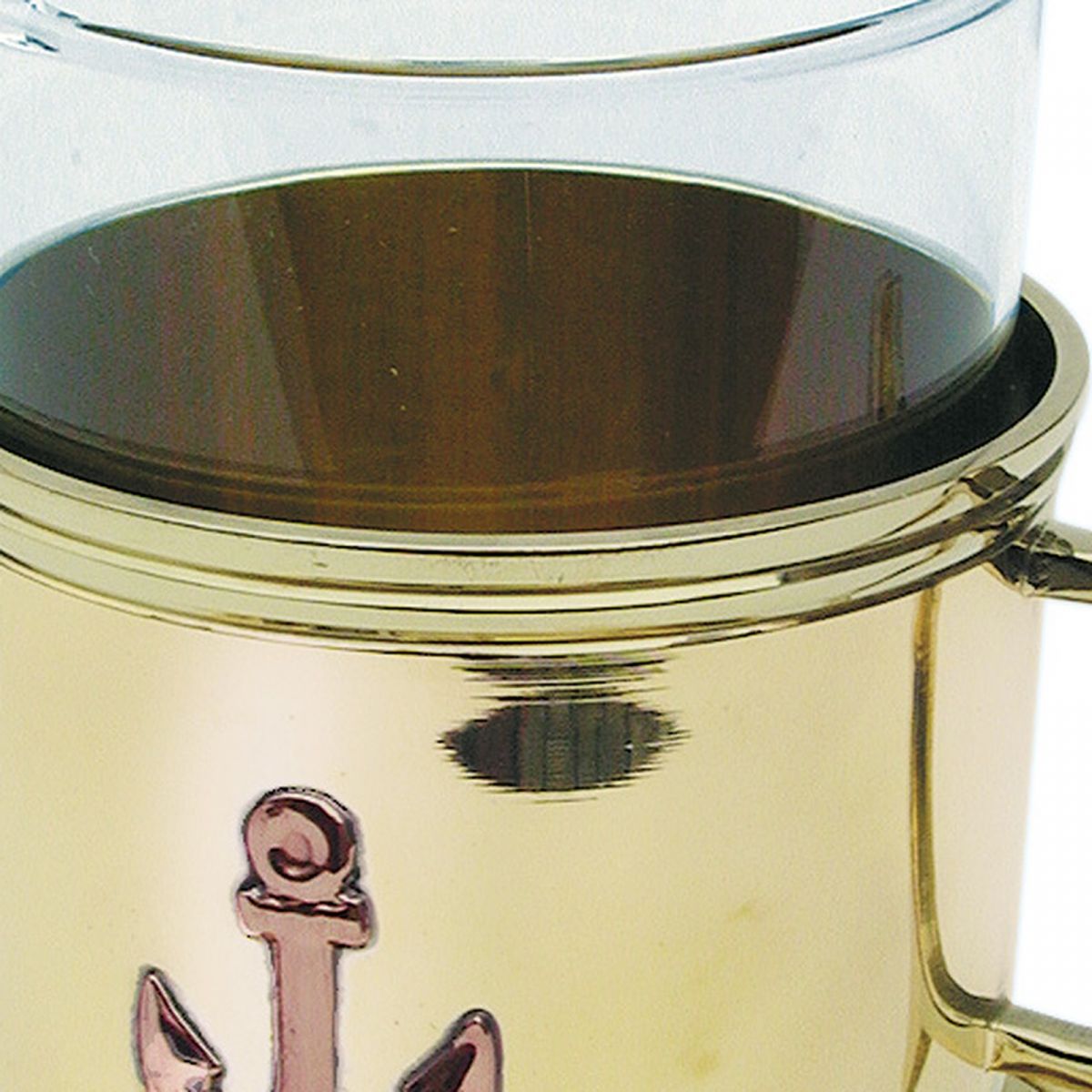 4. Bild Grog-Glas mit Untersetzer 7011