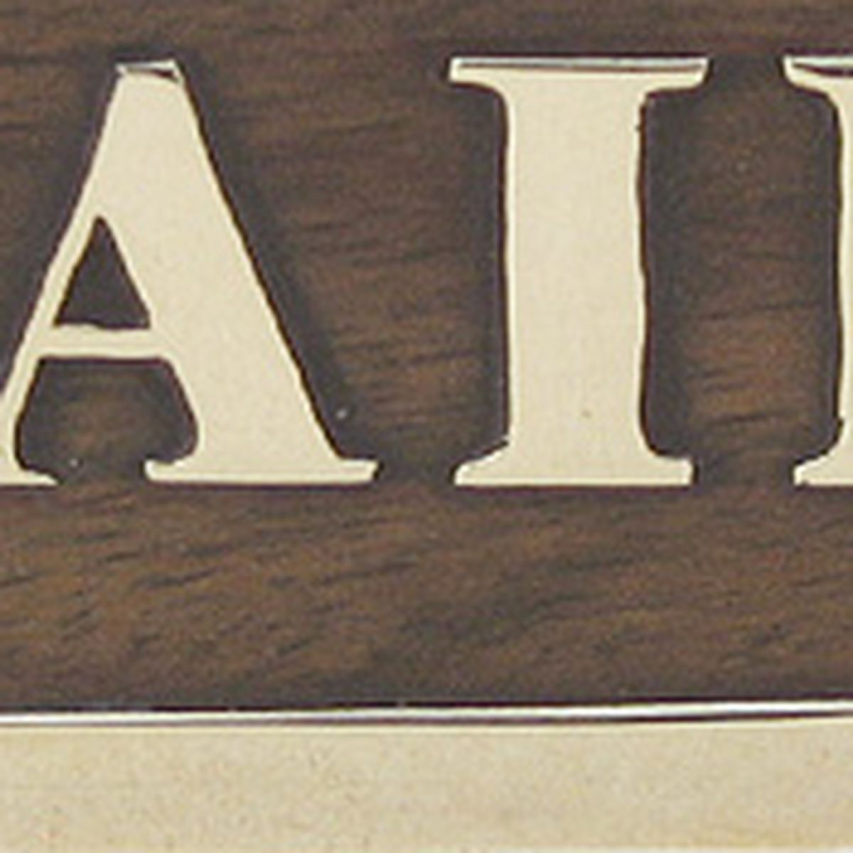 4. Bild Türschild BAIN 7656