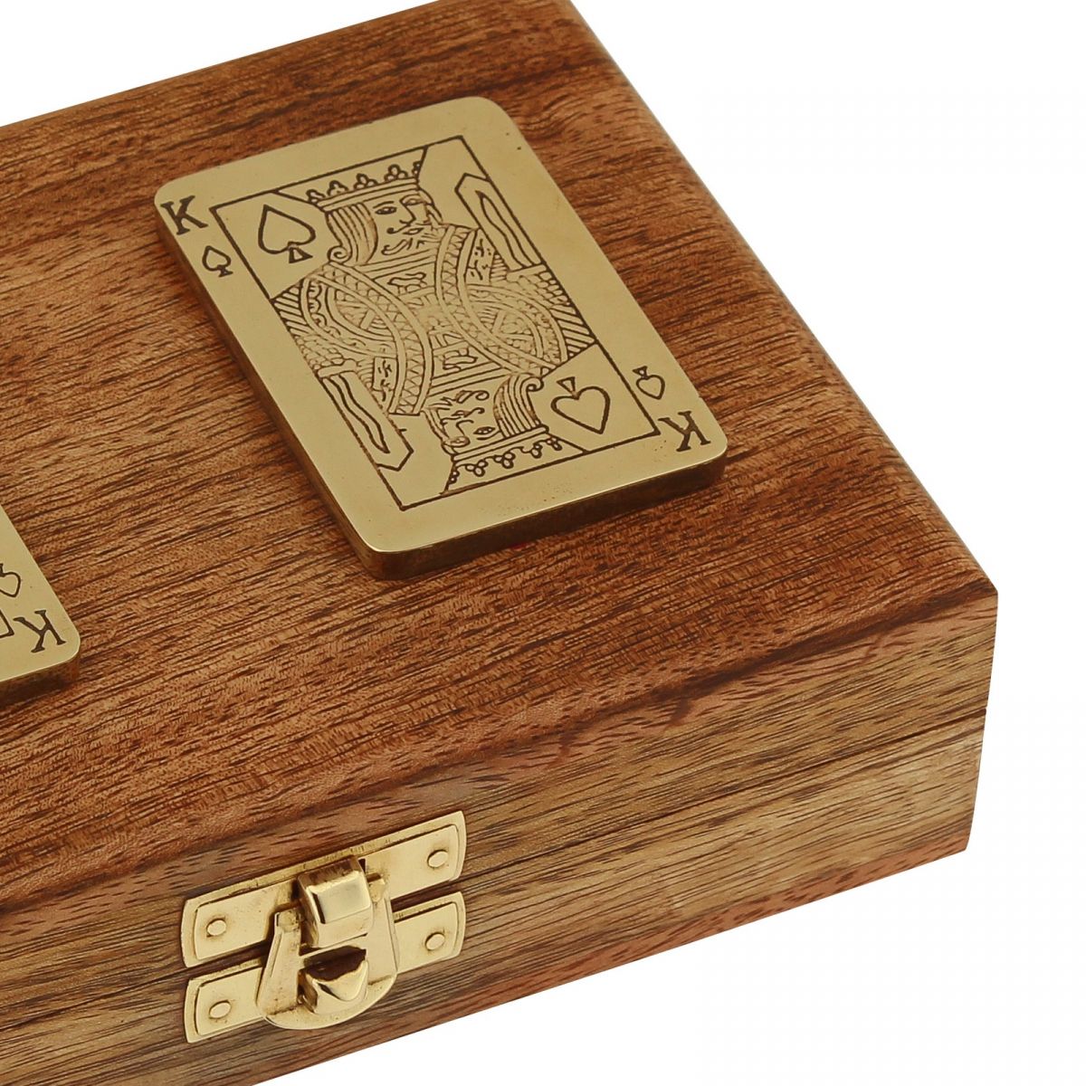 3. Bild Spielkarten in Holzbox 8001