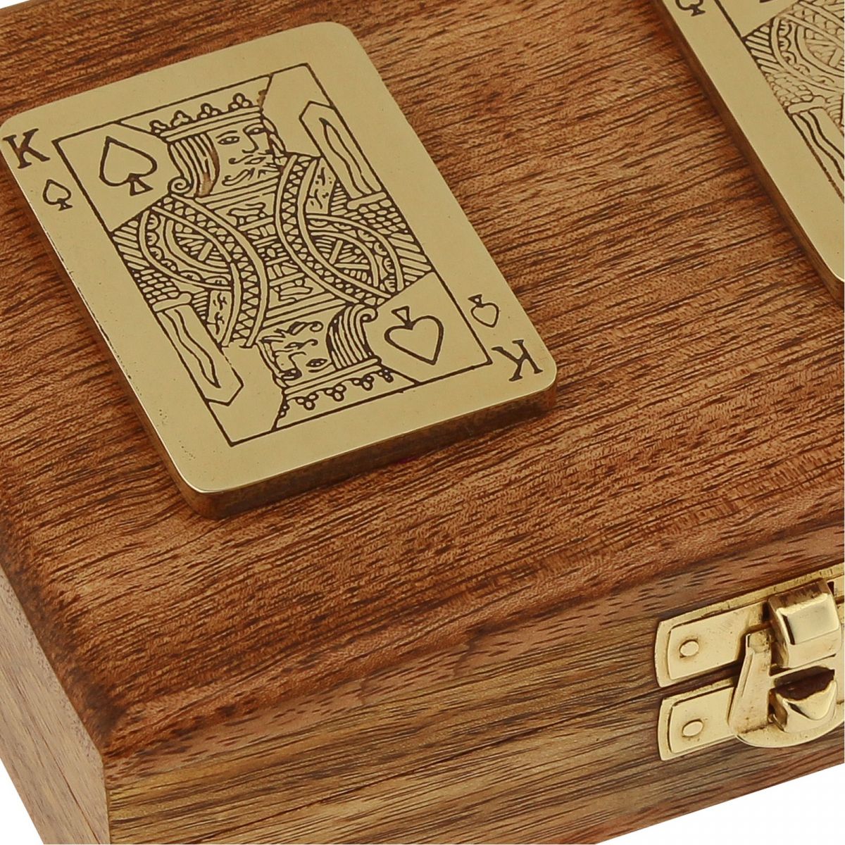 4. Bild Spielkarten in Holzbox 8001