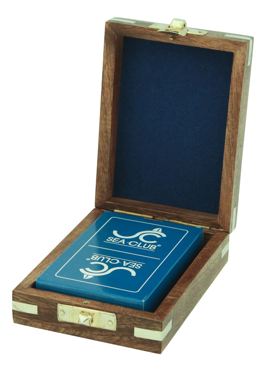 2. Bild Spielkarten in Holzbox 8017