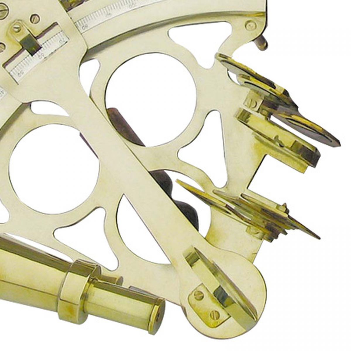 3. Bild Sextant mit Microeinstellung in Holzbox 8202S