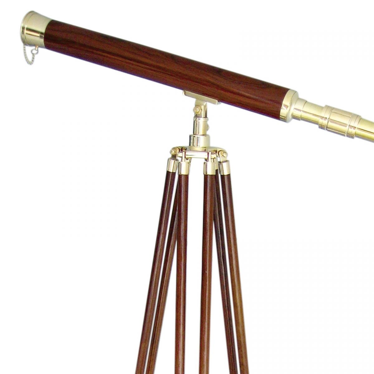 2. Bild Stand-Teleskop mit Holzummantelung 8204