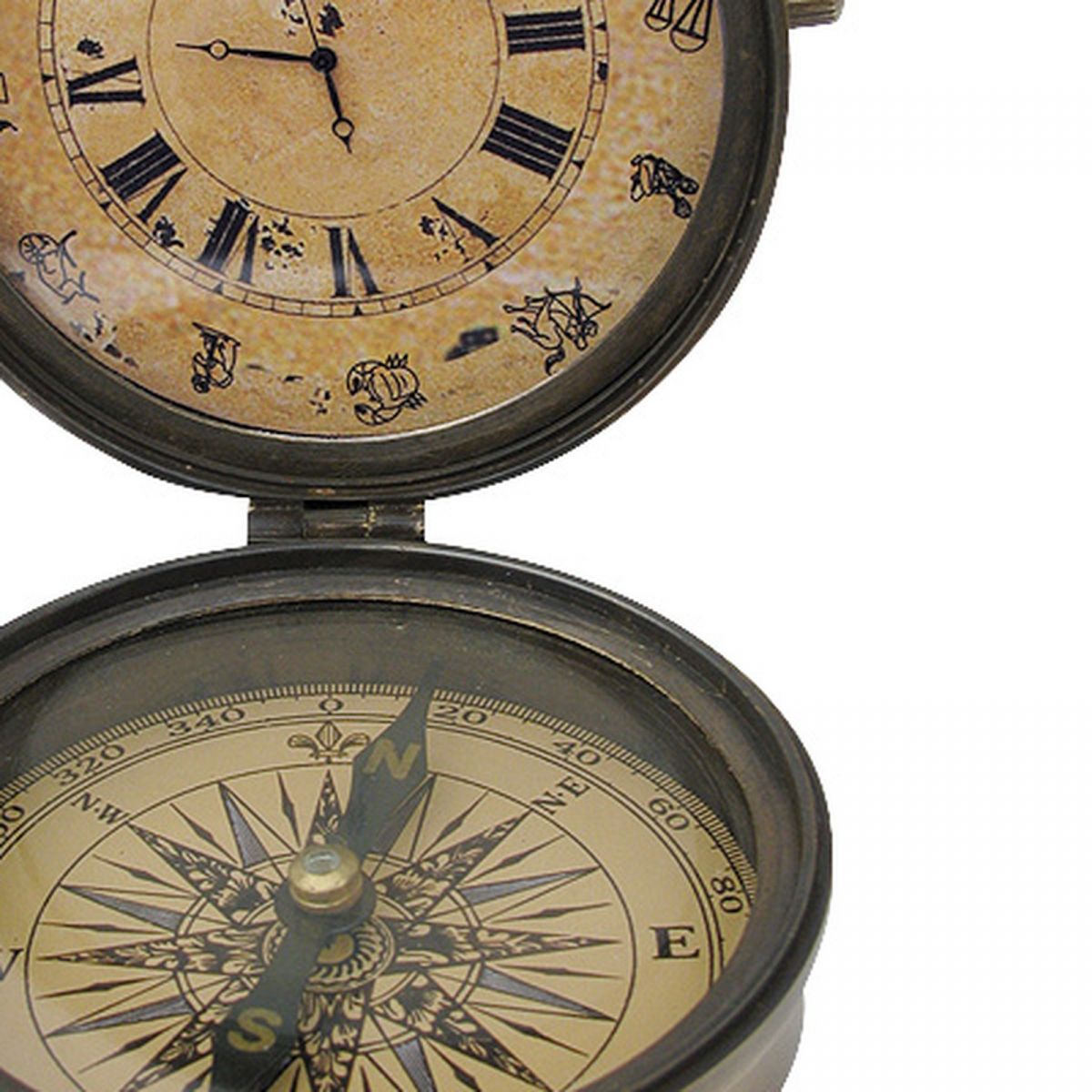 3. Bild Kompass mit Uhr 8537