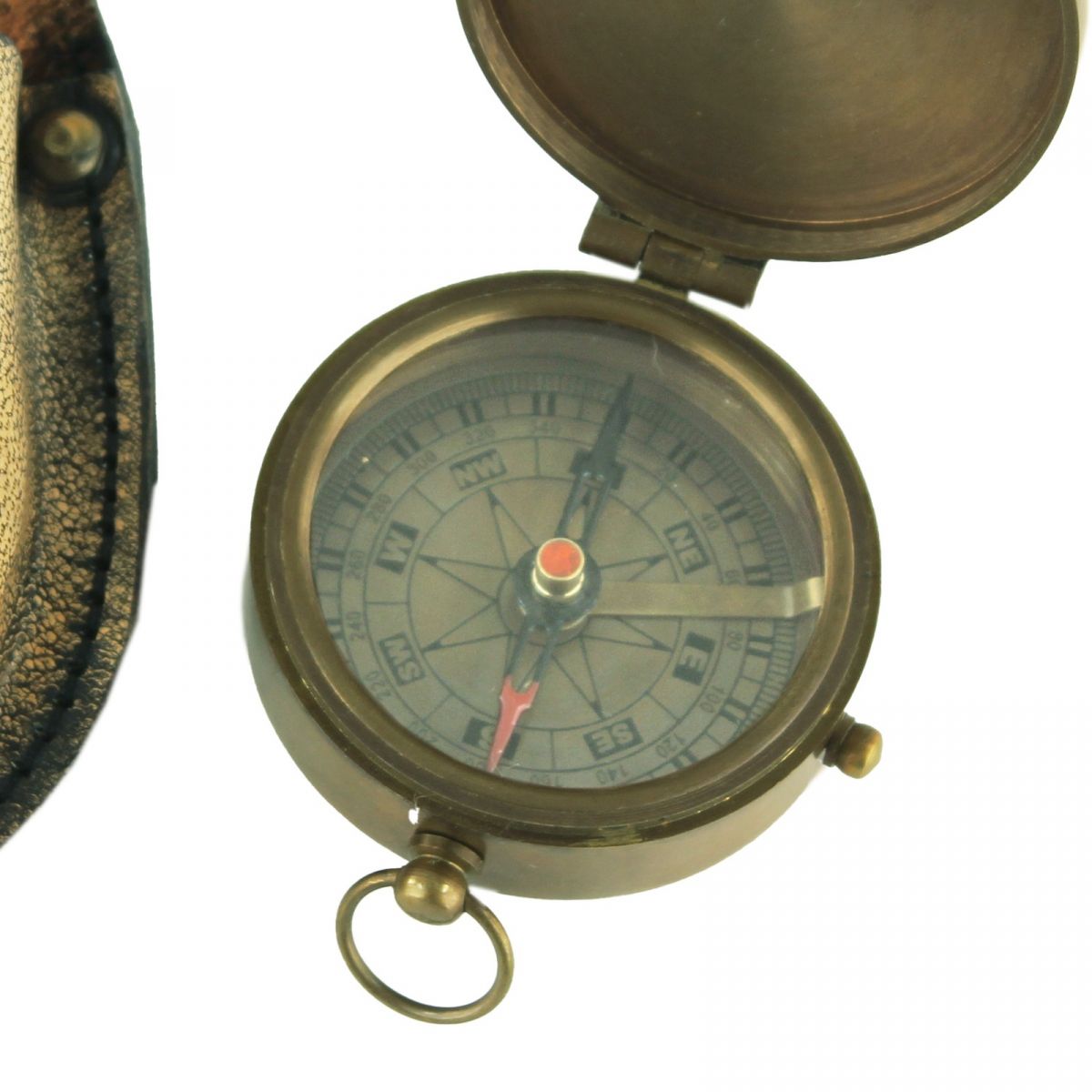 3. Bild Kompass mit Deckel & Ring 8573